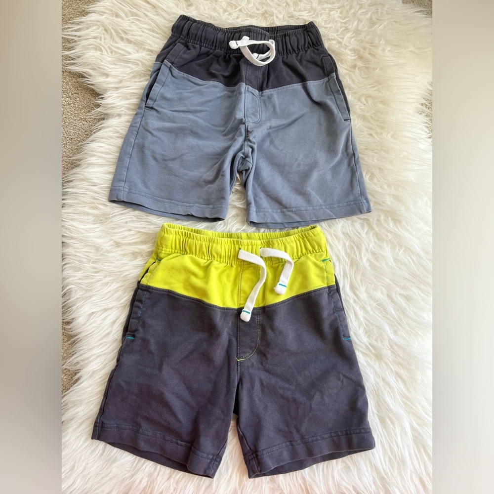 Y2K Tommy Bahama Two Boy’s Shorts Size S 5-6 In Green And Gray